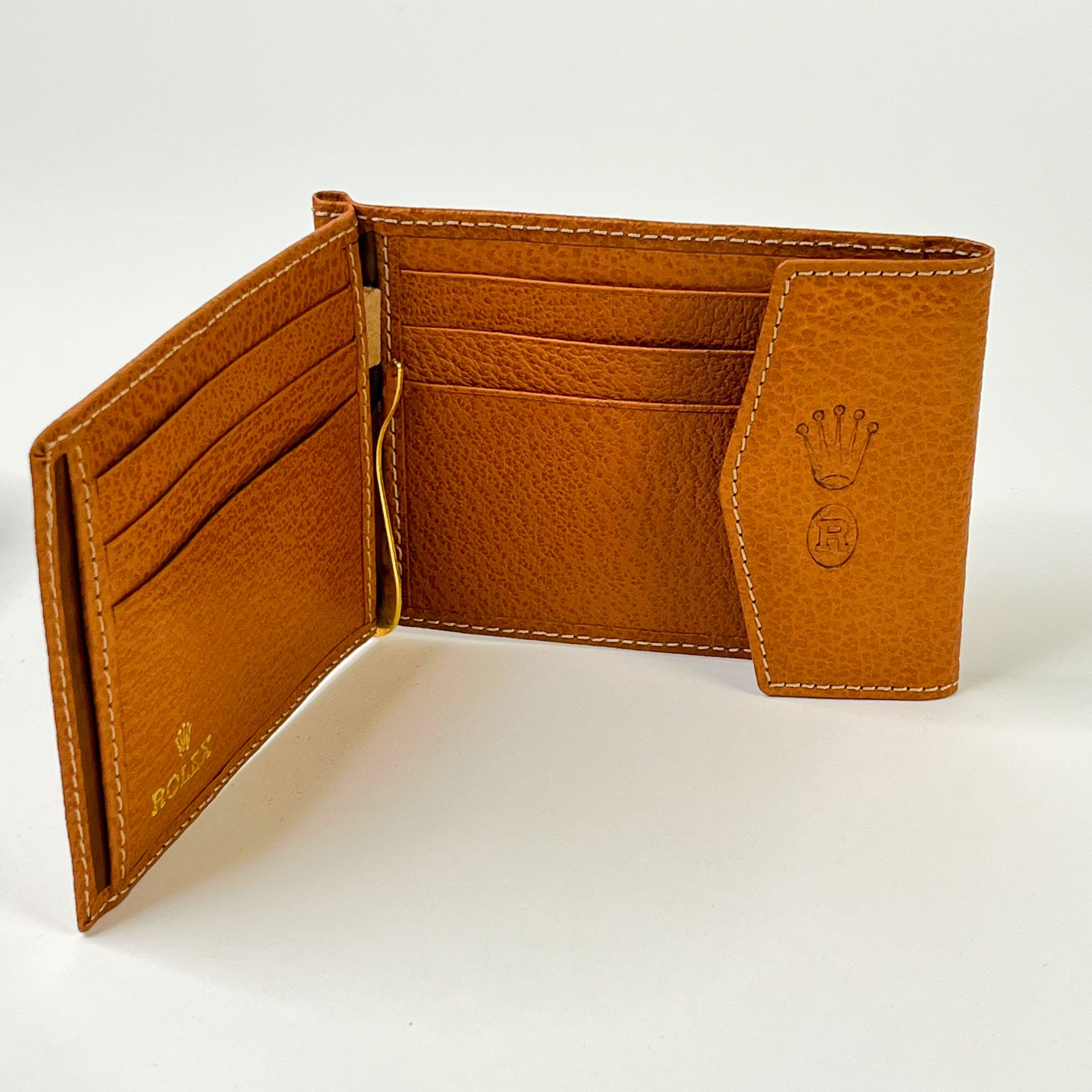 ROLEX Dark Green Caviar Leather Cardholder- VIP Gift